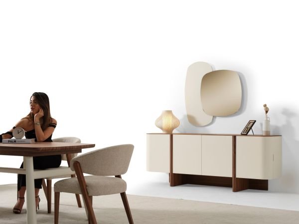 Ceviz Yemek Odası (Konsol)