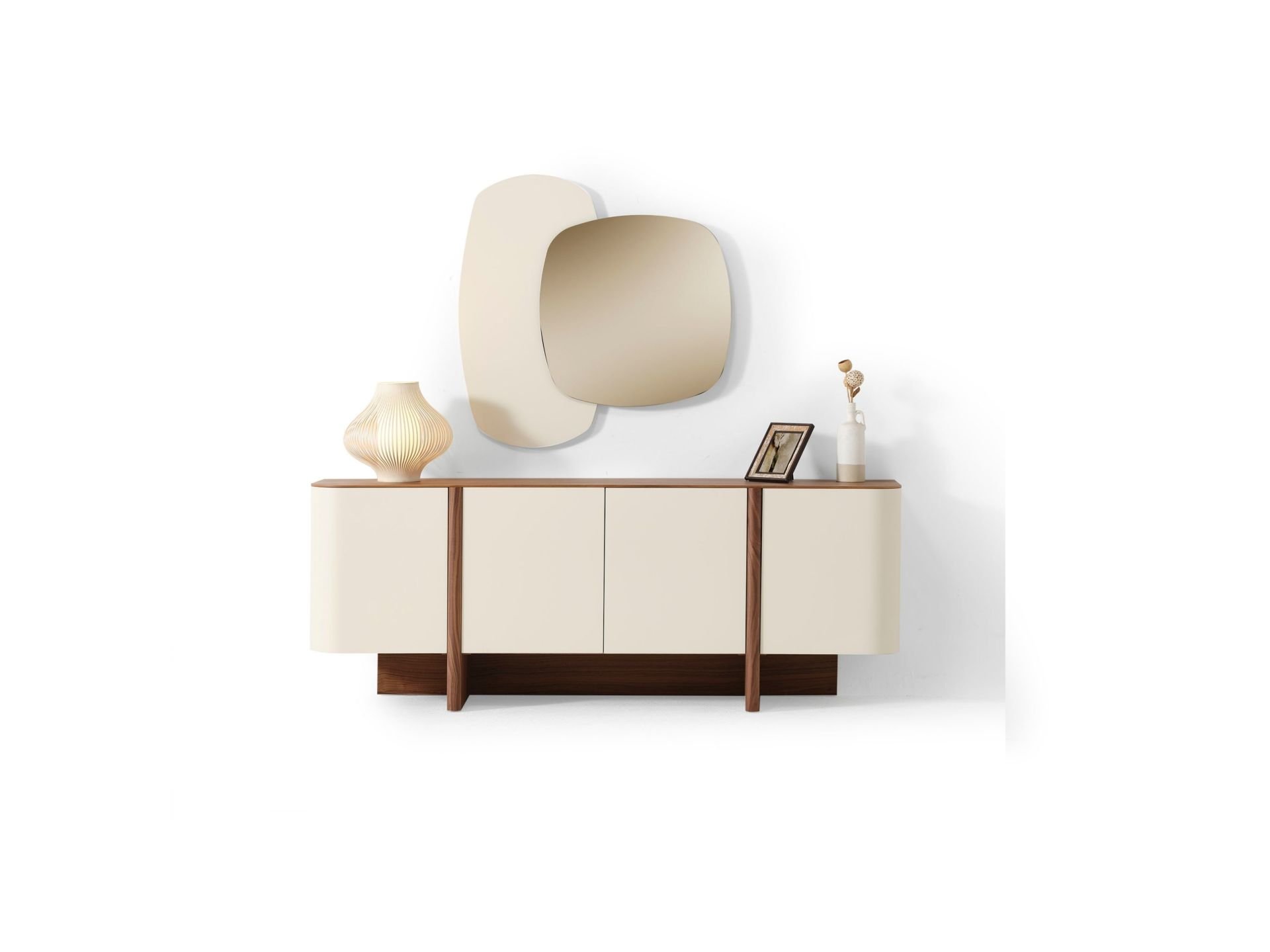 Ceviz Yemek Odası (Konsol)