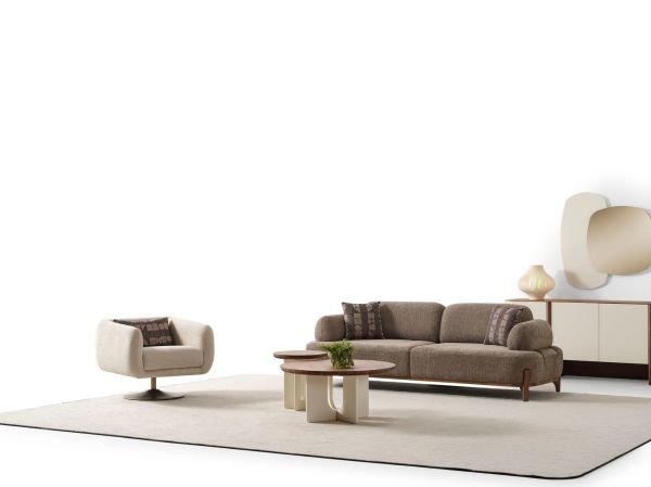 Ceviz Koltuk Takımı (Berjer - Tekli Koltuk)