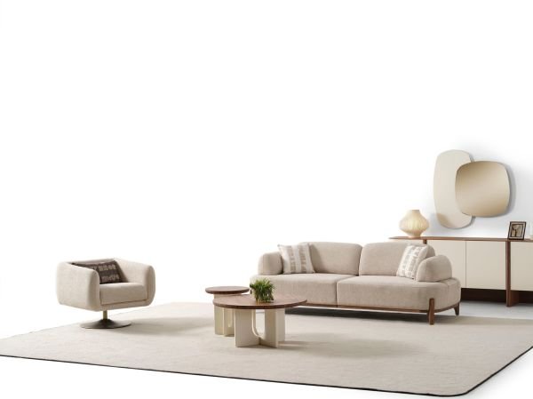 Ceviz Koltuk Takımı (Berjer - Tekli Koltuk)