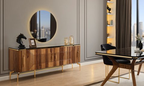 Elit Zen Konsol (Ceviz-Siyah)