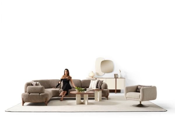 Ceviz Köşe Koltuk Takımı