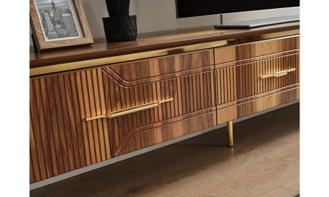 Elit Zen Tv Ünitesi (Ceviz-Siyah)