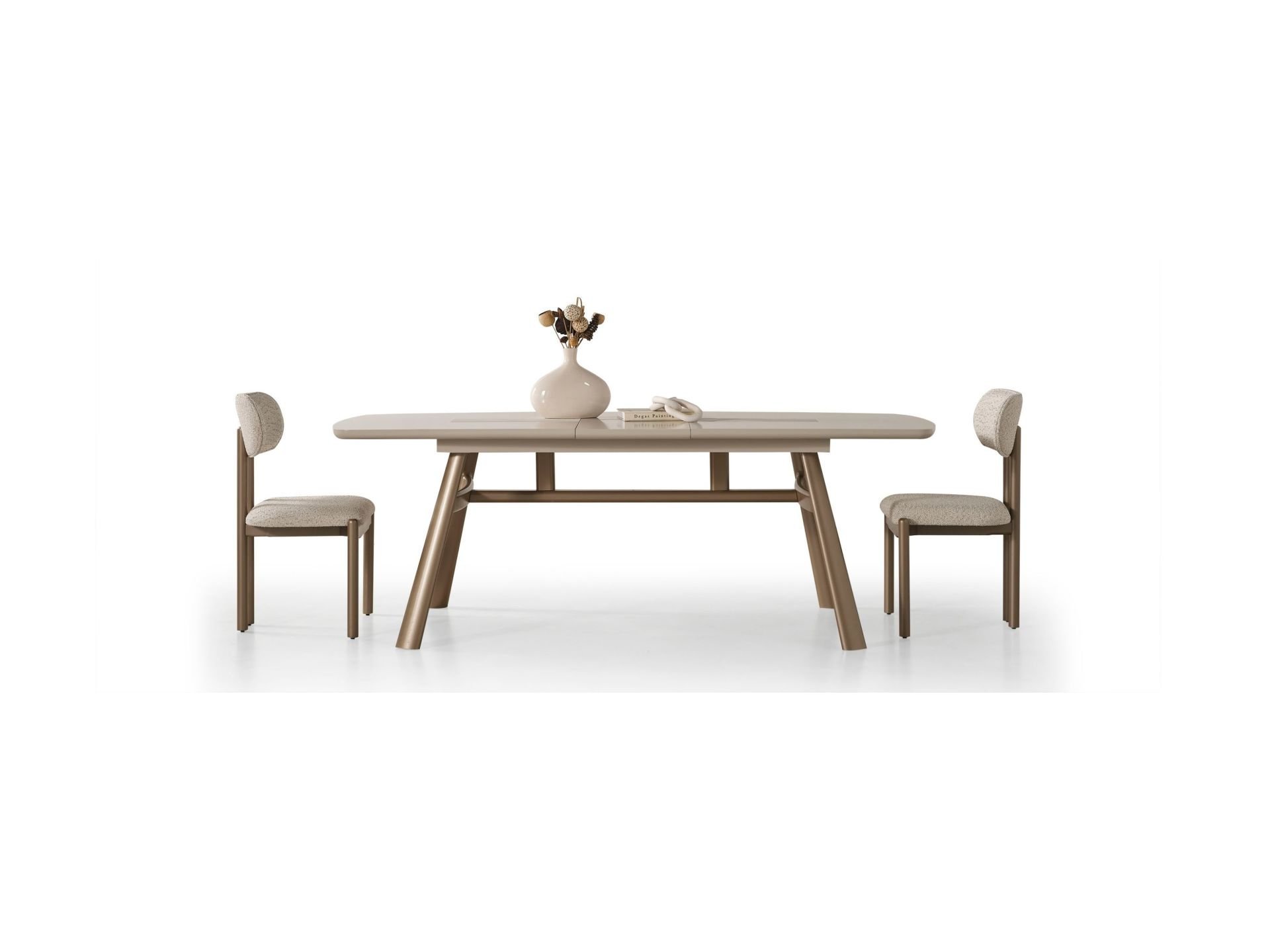 Ahuse (bronz) Yemek Odası (masa+6sandalye)