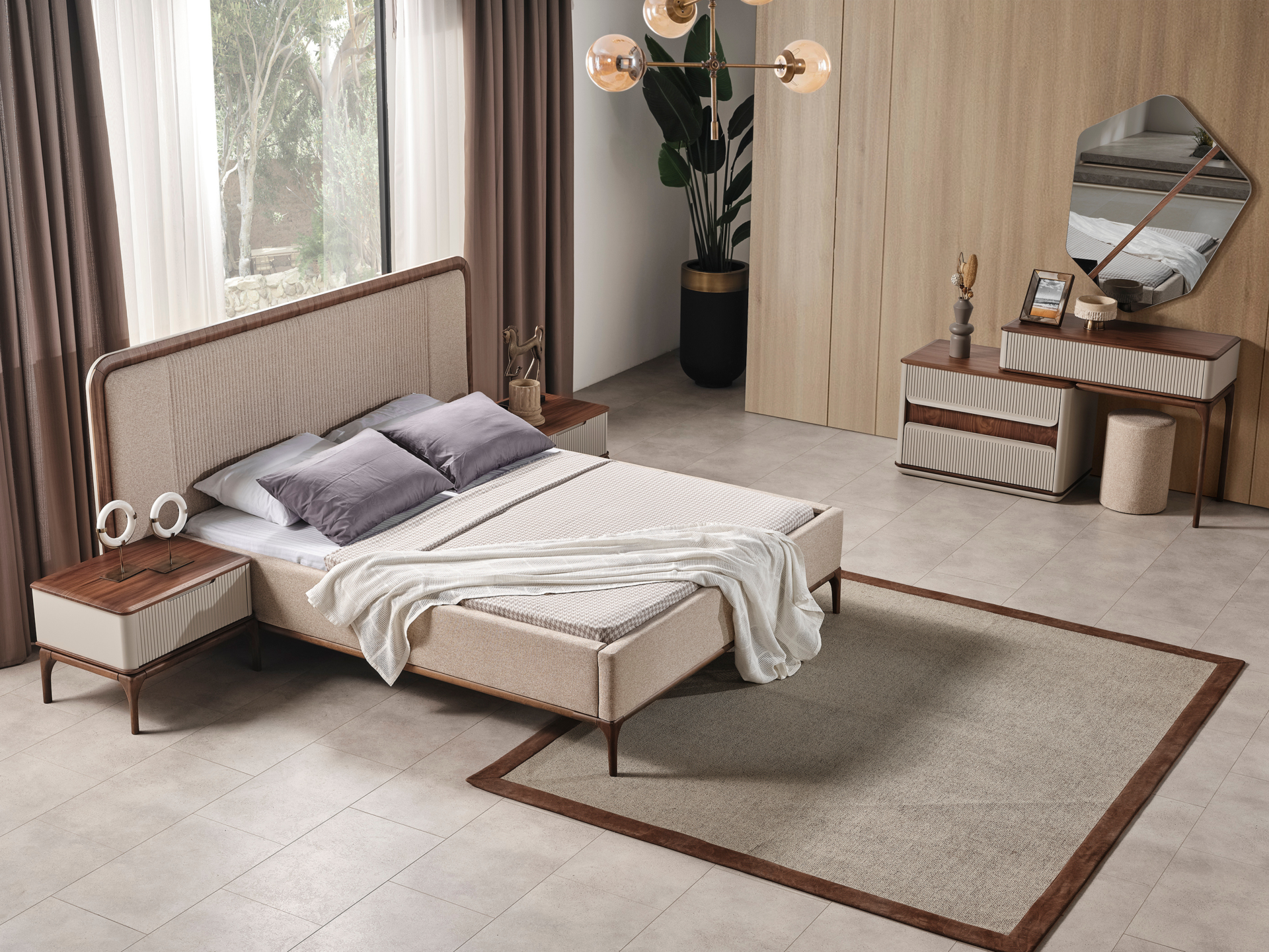 İcon Yatak Odası(Bazalı Karyola)