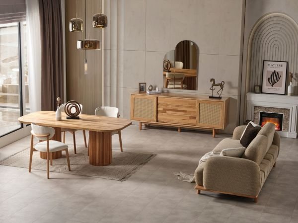 Bohemje Yemek Odası ( ovel )