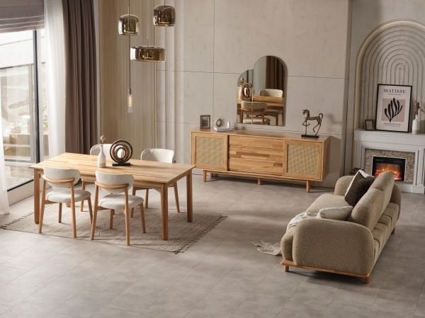 Bohemje Yemek Odası ( dikdörtgen  )