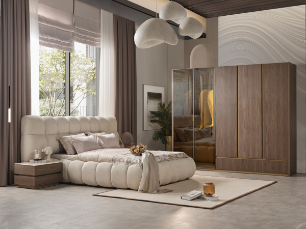 Monna Yatak Odası(Bazalı Karyola)