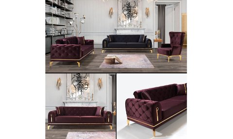 Melis Modern Koltuk Takımı (3+1)