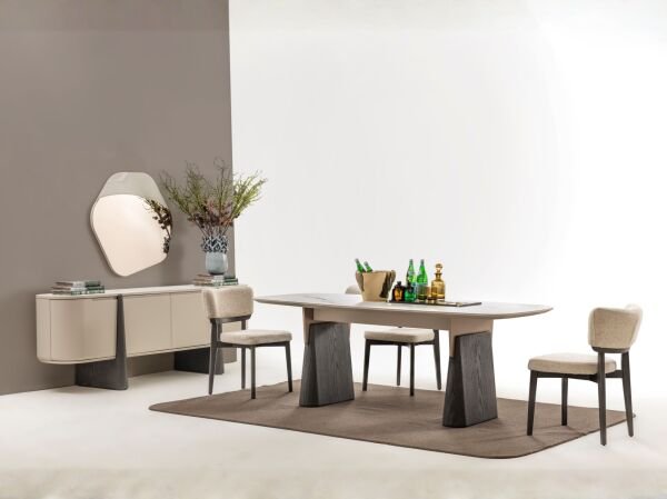 Hermes Yemek Odası ( masa + sandalye )