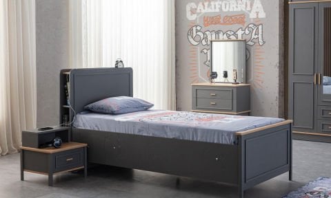 Best Genç Odası Takımı (3 Kapılı Dolap*Karyola*Komodin)