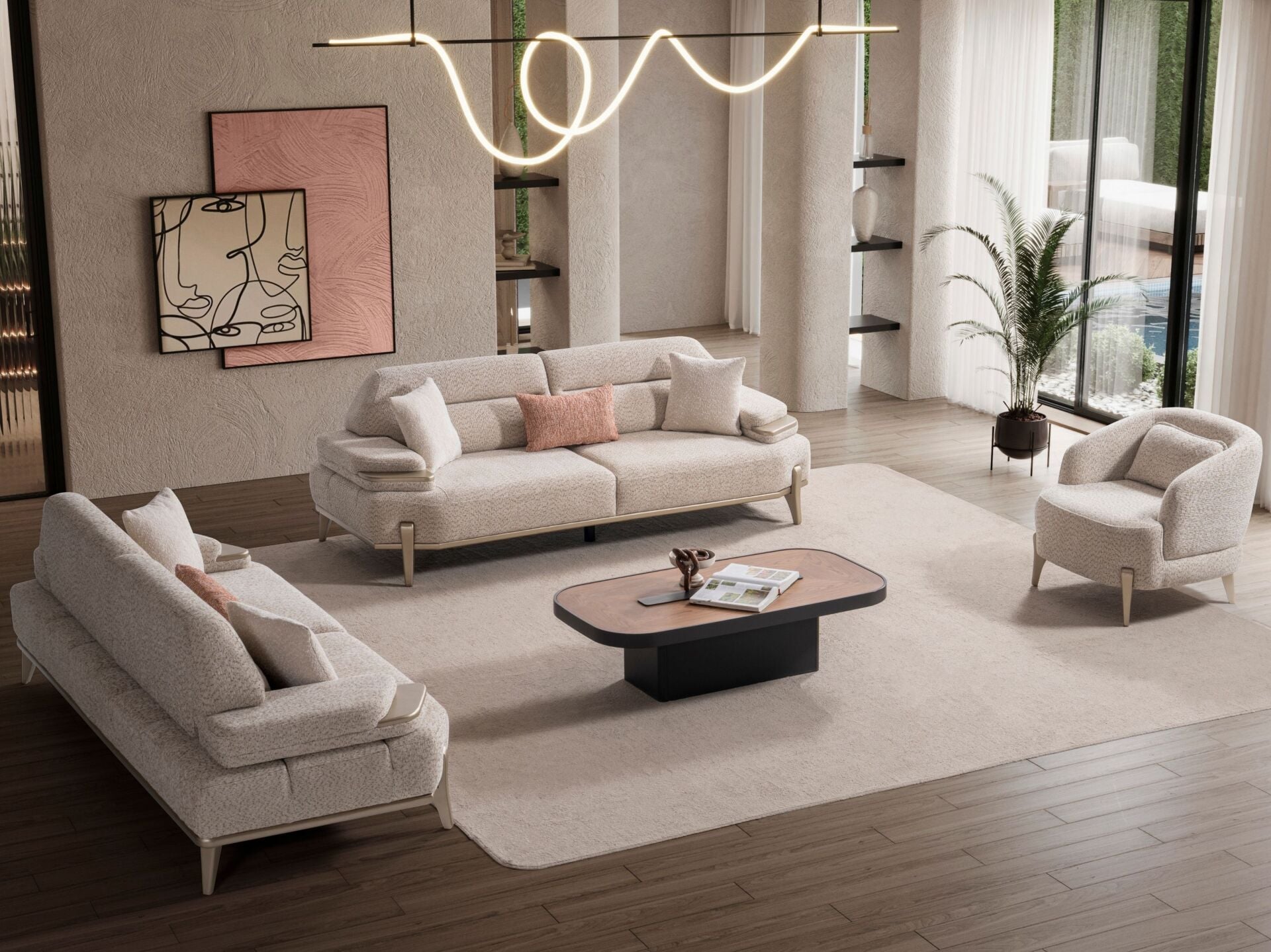 Relax Koltuk Takımı ( 3+3+1 )