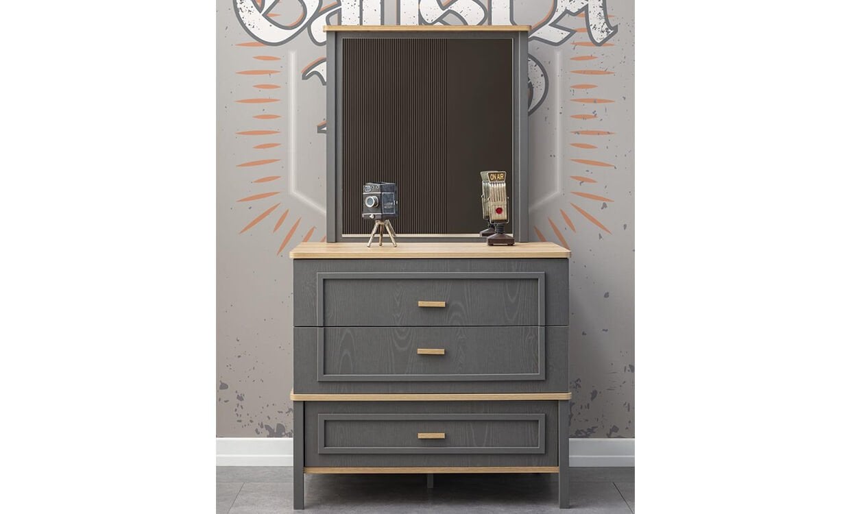 Best Genç Odası Aynalı Şifonyer