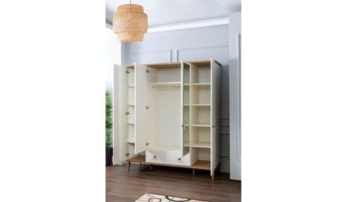 Kanyon Genç Odası 4 Kapaklı Dolap