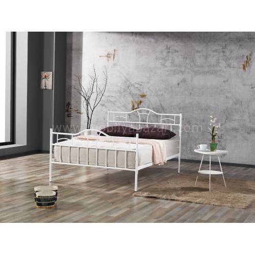 Basra Metal Ferforje Çift Kişilik Karyola 150x200 cm