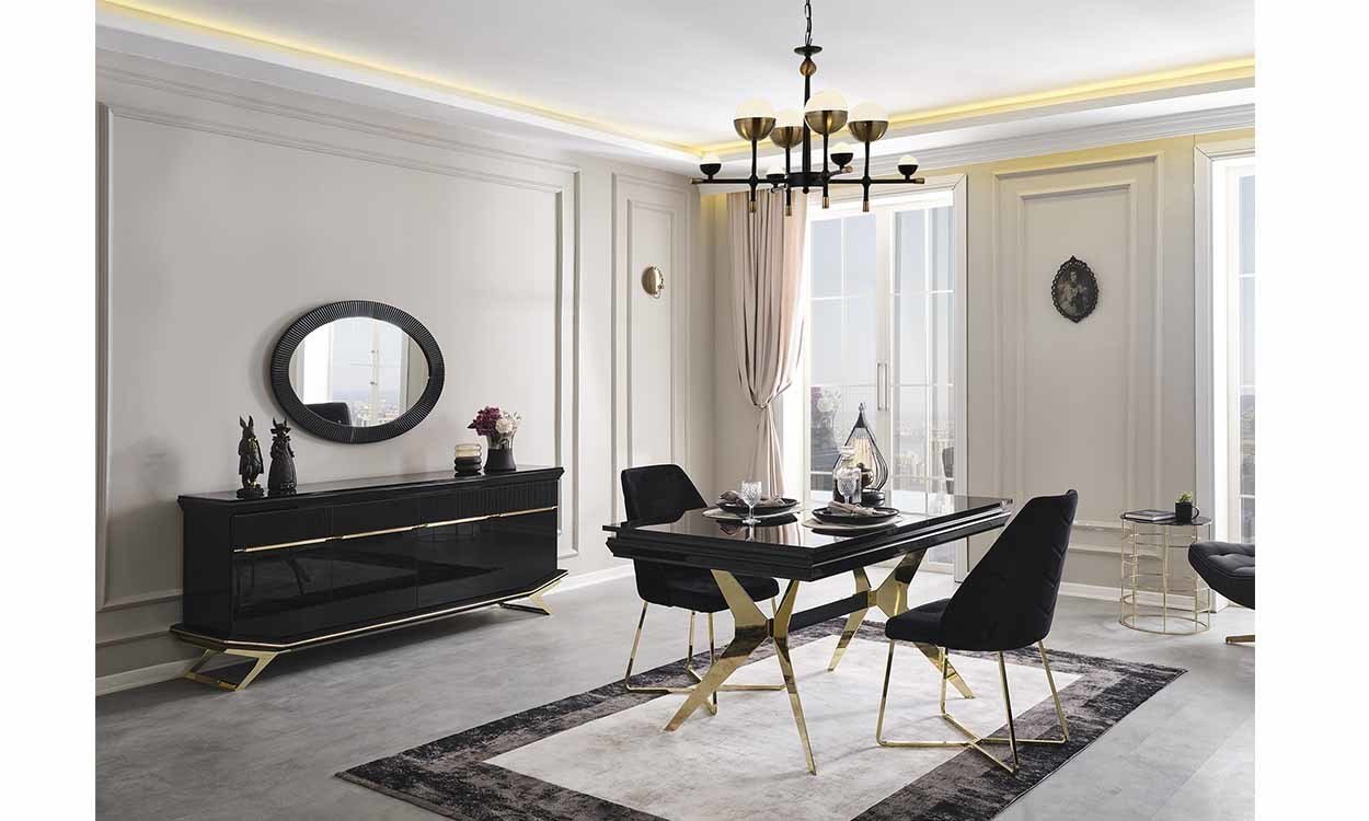 Masarati Gold Yemek Odası Takımı