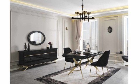 Masarati Gold Yemek Odası Takımı