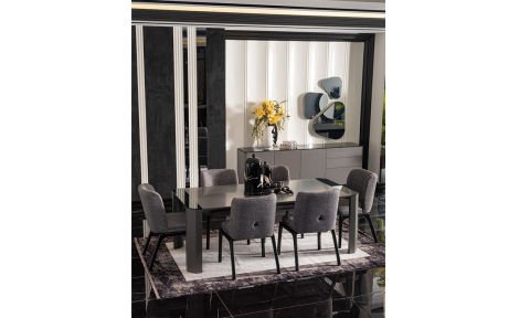 Natura Yemek Masası ve 6 Sandalye