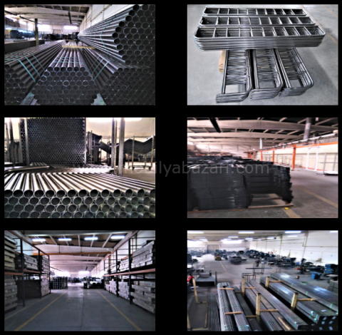 Begonya Metal Ferforje Çift Kişilik Karyola 140x190 cm