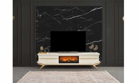 Angel Şömineli Tv Sehpası