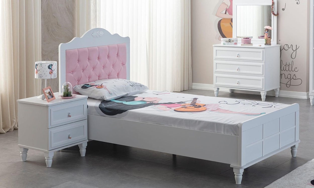 Royal Genç Odası 120*200 cm Başlıklı Karyola