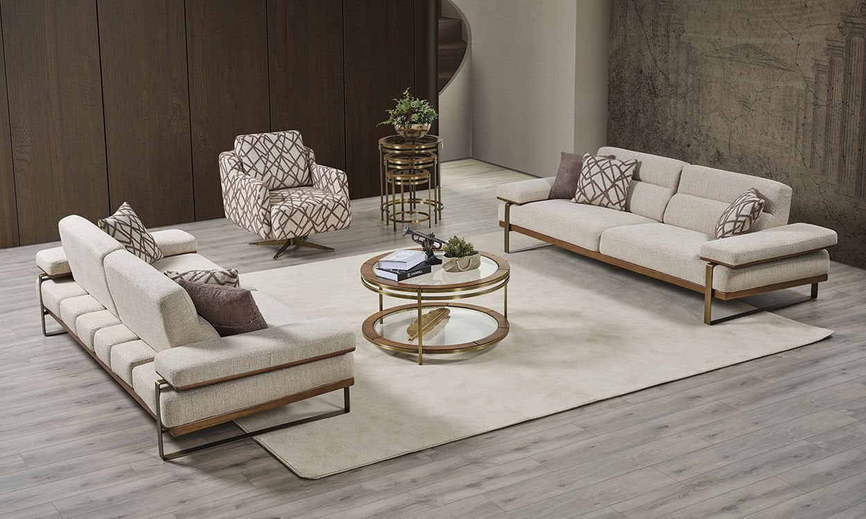 Lavina Modern Koltuk Takımı (3+3+1+1)