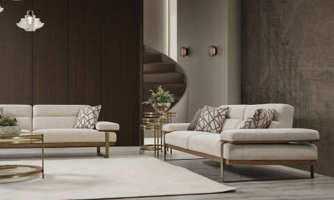 Lavina Modern Koltuk Takımı (3+3+1+1)