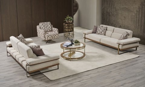Lavina Modern Koltuk Takımı (3+3+1+1)