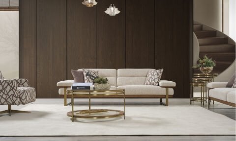 Lavina Modern Üçlü Koltuk