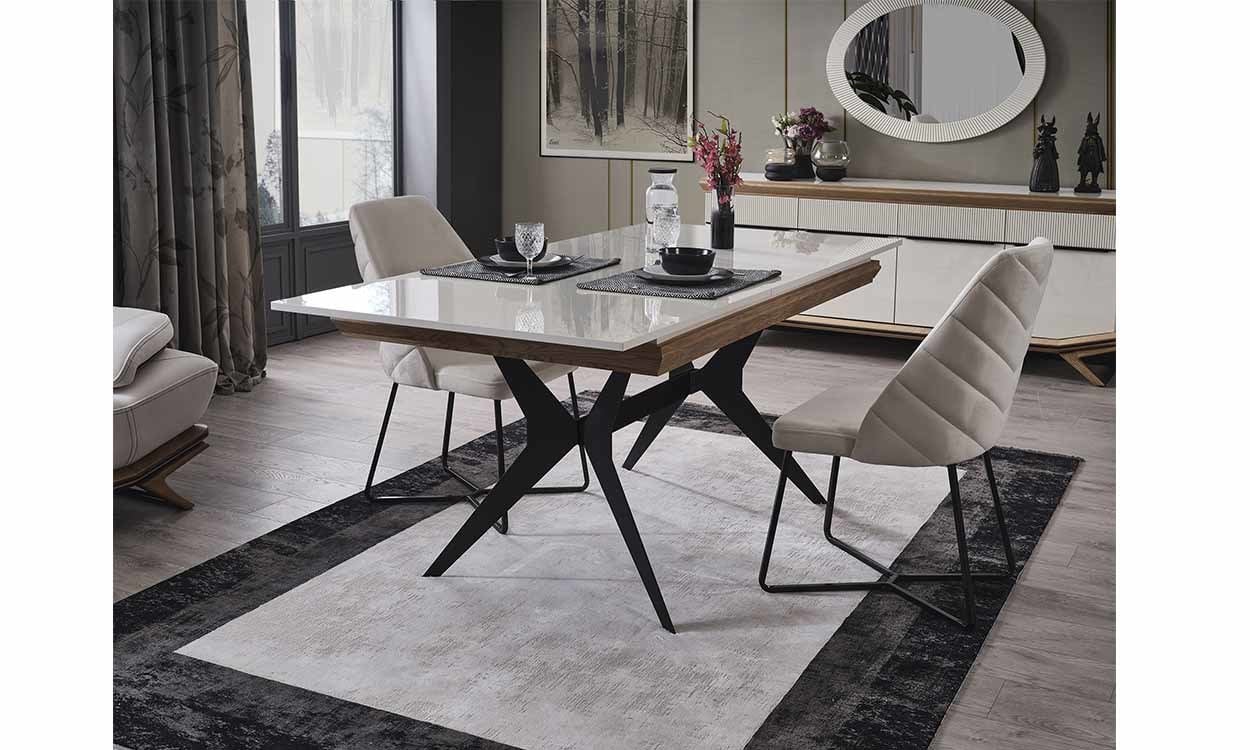 Elize Yemek Masası ve 6 Sandalye