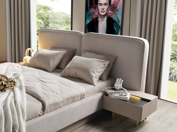 Frida Yatak Odası(Bazalı Karyola)