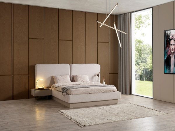 Frida Yatak Odası(Bazalı Karyola)