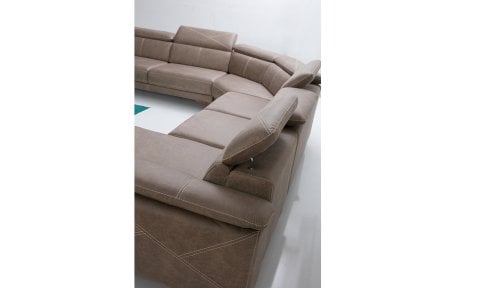 Oscar U Köşe Koltuk Takımı (Krem)