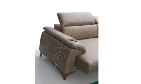 Oscar U Köşe Koltuk Takımı (Krem)