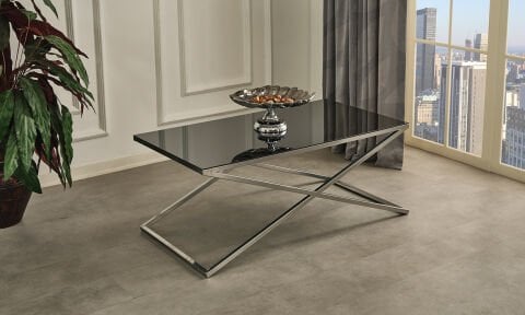 Venessa Krom Füme Orta Sehpa