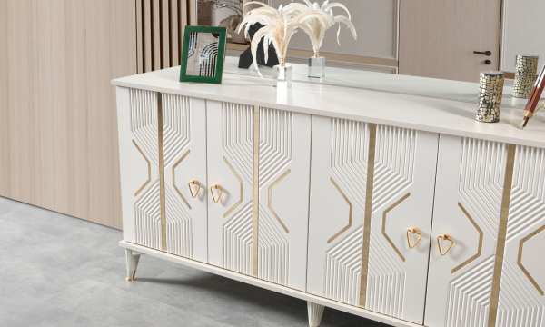 Kristal Yemek Odası Takımı