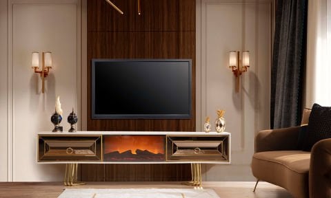 Pugon Tv Sehpası (Krem)