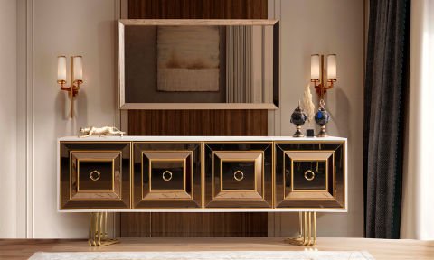 Pugon Yemek Odası Konsol (Krem)