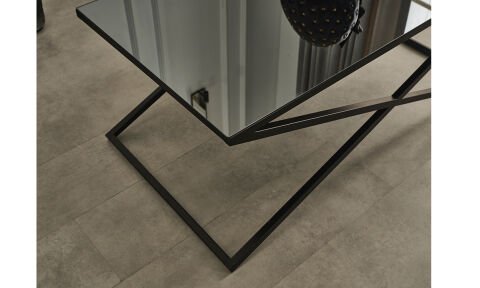 Venessa Siyah Füme Ayna Orta Sehpa