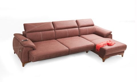 Oscar Relax Köşe Koltuk Takımı (Bordo)