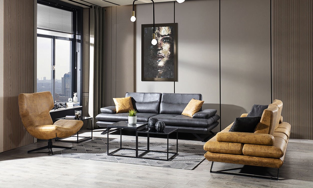 Polo Modern Koltuk Takımı (3+3+1+1)