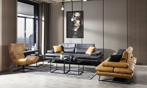 Polo Modern Koltuk Takımı (3+3+1+1)