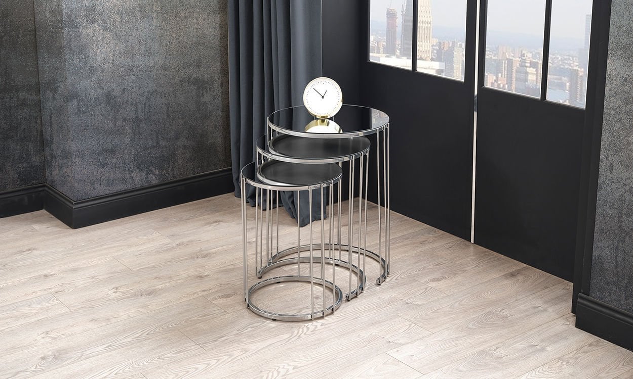 Romen Krom Ayna Zigon Sehpa