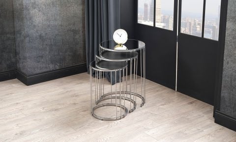 Romen Krom Ayna Zigon Sehpa