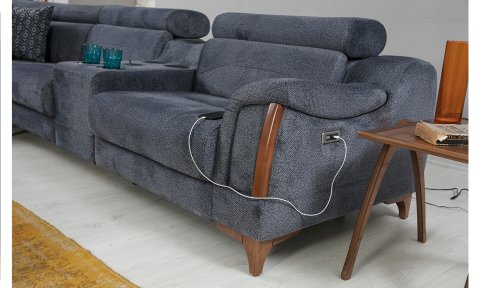 Rio Motorlu Köşe Takımı (Gri)