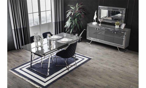 Asos Yemek Masası ve 6 Sandalye