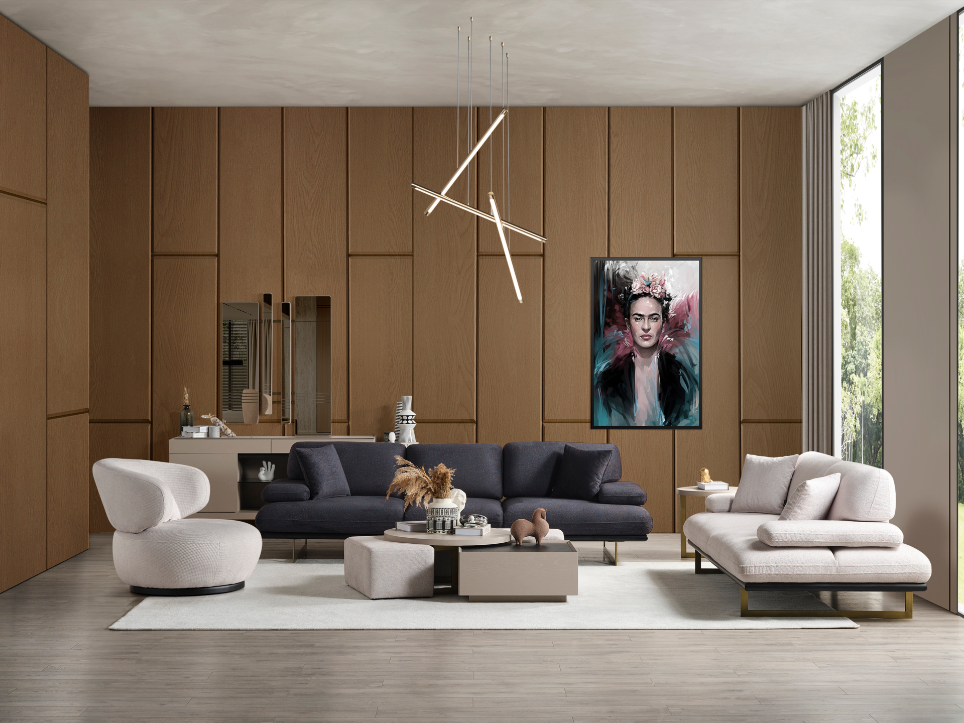 Frida Koltuk Takımı(4+3)