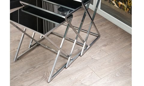 Venesa Krom Füme Zigon Sehpa