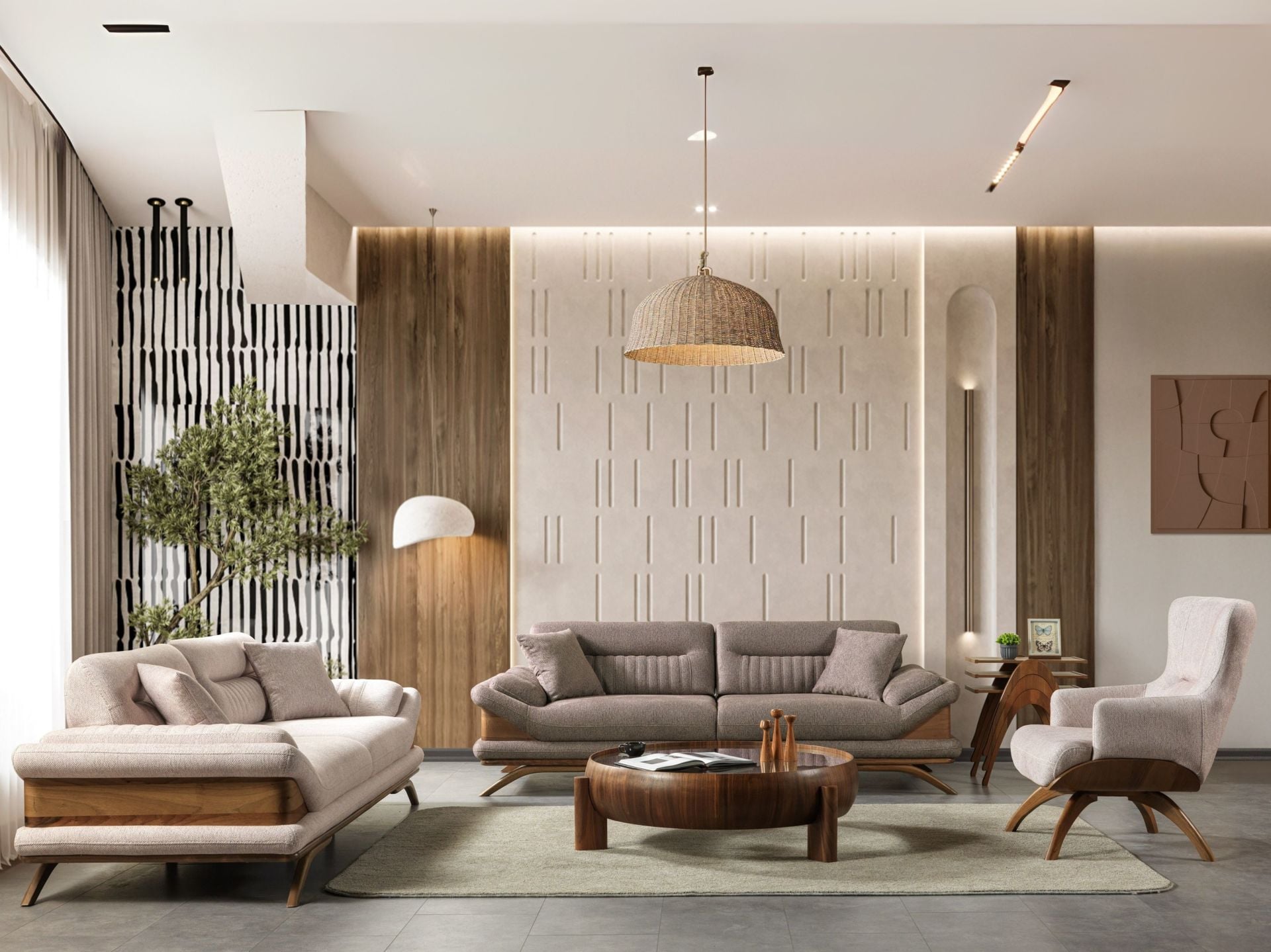 New Quattro Koltuk Takımı ( 3+3+1)