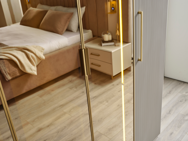 Gold Line Yatak Odası(Dolap)